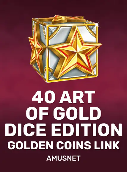40 Art of Gold Dice Edition Golden Coins Link game tile